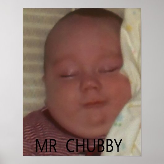 HERR CHUBBY POSTER (Vorne)