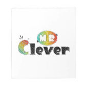 Herr Clever Notizblock (Vorderseite)