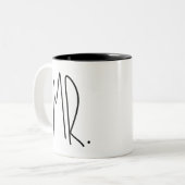 Herr Coffee Mug Zweifarbige Tasse (Vorderseite Links)