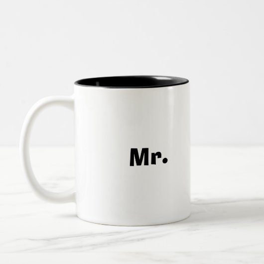 Herr Coffee Zweifarbige Tasse (Links)