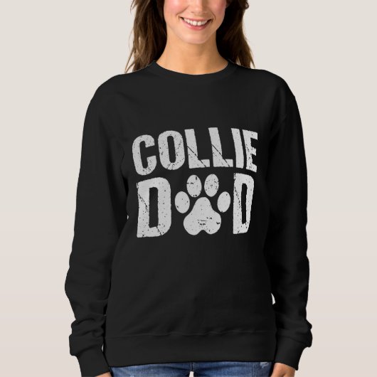 Herr Collie Vater Border Collie Hund Vater Sweatshirt (Vorderseite)