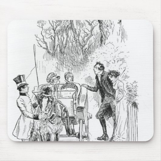 Herr Collins und Charlotte waren beide stehend Mousepad (Vorne)