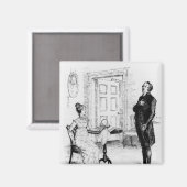 Herr Collins und Elizabeth Magnet (Vorderseite/Rückseite)