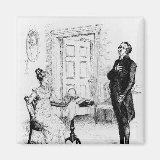 Herr Collins und Elizabeth Magnet (Vorne)