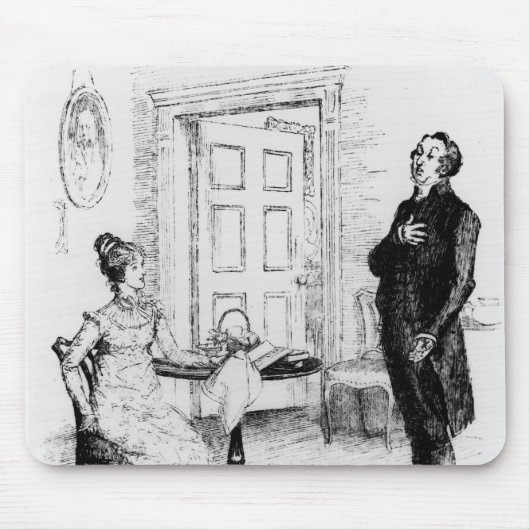 Herr Collins und Elizabeth Mousepad (Vorne)