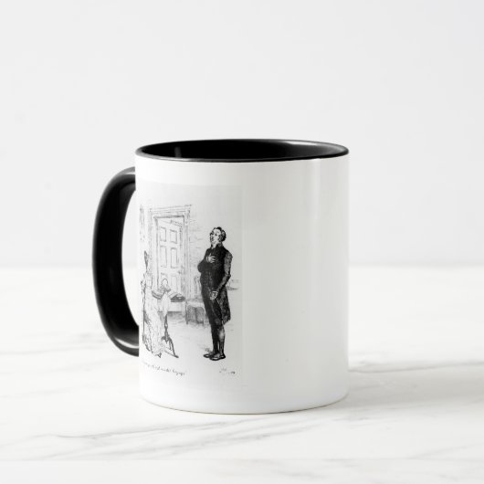 Herr Collins und Elizabeth Tasse (Vorderseite Links)