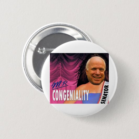 Herr Congeniality Button (Vorne & Hinten)