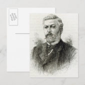 Herr Constans, aus "Leisure Hour", 1891 Postkarte (Vorne/Hinten)
