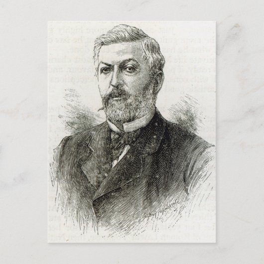 Herr Constans, aus "Leisure Hour", 1891 Postkarte (Vorderseite)