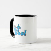 Herr Cool | Glückliche Faustpumpe Tasse (Vorderseite Links)