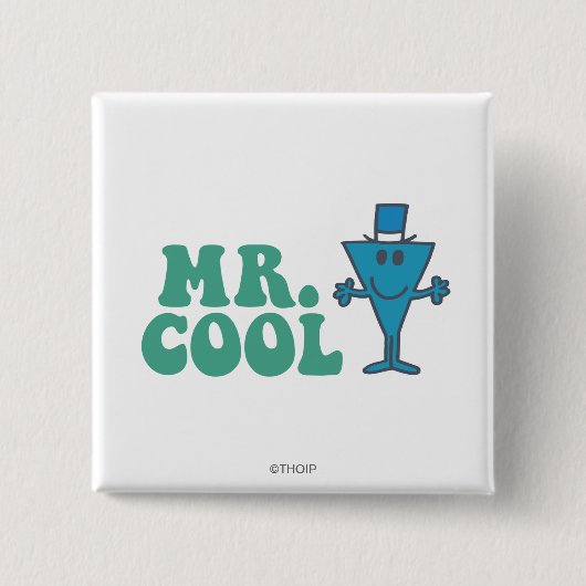 Herr Cool | Logodesign Button (Vorderseite)