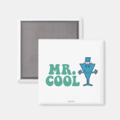 Herr Cool | Logodesign Magnet (Vorderseite/Rückseite)