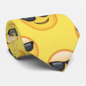 Herr Cool Sunglasses Emoji Krawatte (Gerollt)
