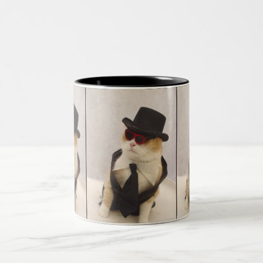 Herr Cool Zweifarbige Tasse (Mittel)