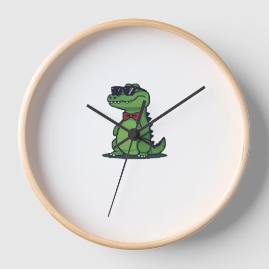 Herr Crocos clock Uhr (Vorderseite)