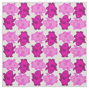 Herr Cthulhu Pink Repeat Stoff