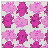 Herr Cthulhu Pink Repeat Stoff (Nahaufnahme)