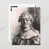 Herr Dan Leno als Muttergoose Postkarte (Vorne/Hinten)