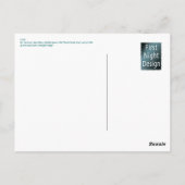 Herr Dan Leno als Muttergoose Postkarte (Rückseite)