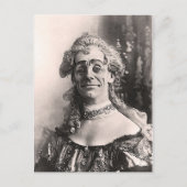 Herr Dan Leno als Muttergoose Postkarte (Vorderseite)