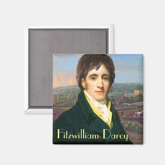 Herr Darcy Magnet (Vorderseite/Rückseite)