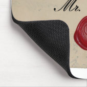 Herr Darcy Regency Love Letter Mousepad (Ecke)