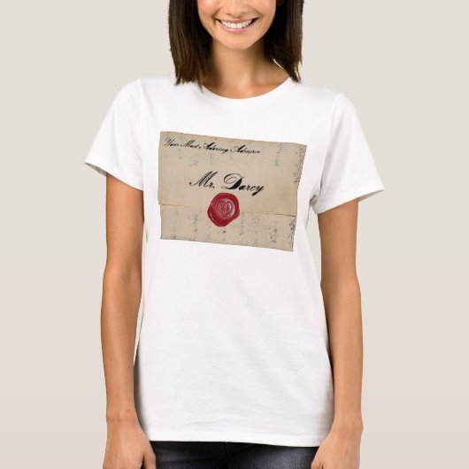 Herr Darcy Regency Love Letter T-Shirt (Vorderseite)