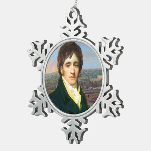 Herr Darcy Snowflake Ornament (Rechts)