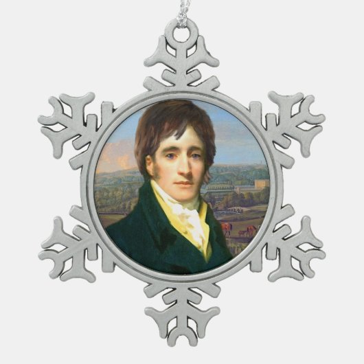 Herr Darcy Snowflake Ornament (Vorderseite)