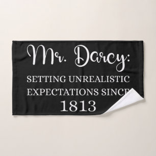 Herr Darcy: Unrealistische Erwartungen seit 1813 I Badhandtuch Set