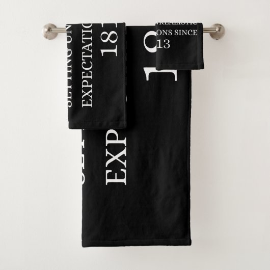 Herr Darcy: Unrealistische Erwartungen seit 1813 I Badhandtuch Set (Insitu)