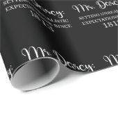 Herr Darcy: Unrealistische Erwartungen seit 1813 I Geschenkpapier (Rolleneckpunkt)