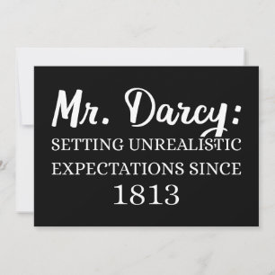 Herr Darcy: Unrealistische Erwartungen seit 1813 I Karte