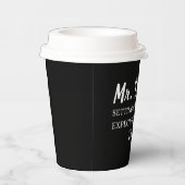 Herr Darcy: Unrealistische Erwartungen seit 1813 I Pappbecher (Rechts)