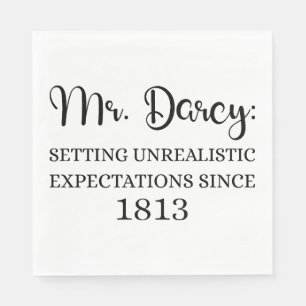 Herr Darcy: Unrealistische Erwartungen seit 1813 I Serviette