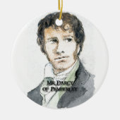 Herr Darcy von Pemberley Keramikornament (Vorne)