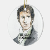 Herr Darcy von Pemberley Keramikornament (Links)