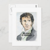 Herr Darcy von Pemberley Postkarte (Vorne/Hinten)