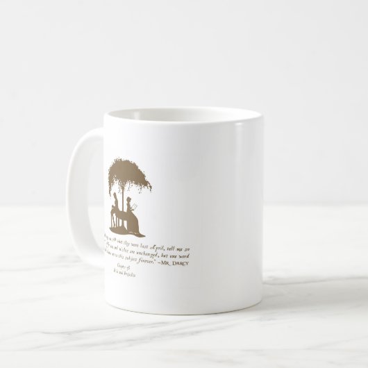 Herr Darcys Proposal Kaffeetasse (Vorderseite Links)