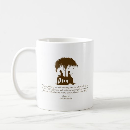 Herr Darcys Proposal Kaffeetasse (Links)