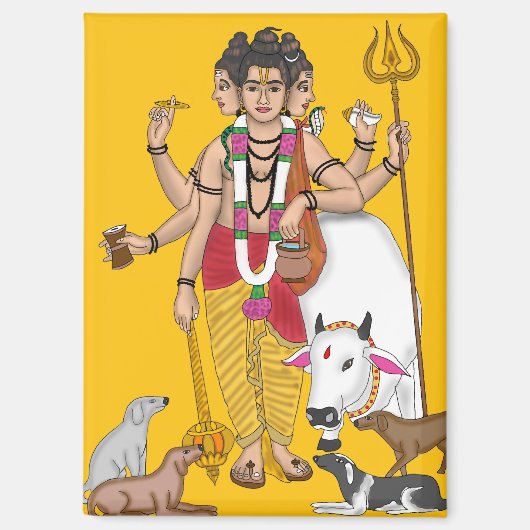 Herr Dattatreya  Magnet (Vorderseite)