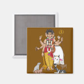 Herr Dattatreya  Magnet (Vorderseite/Rückseite)