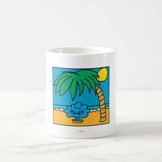 Herr Daydream Beach Scene Kaffeetasse (Mittel)