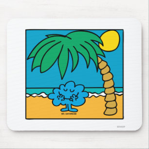 Herr Daydream Beach Scene Mousepad