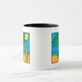 Herr Daydream Beach Scene Tasse (Zentrum)