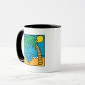Herr Daydream Beach Scene Tasse (Vorderseite Links)