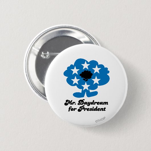 Herr Daydream for President Button (Vorne & Hinten)