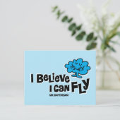 Herr Daydream glaubt, dass er fliegen kann Postkarte (Stehend Vorderseite)