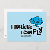 Herr Daydream glaubt, dass er fliegen kann Postkarte (Vorne/Hinten)