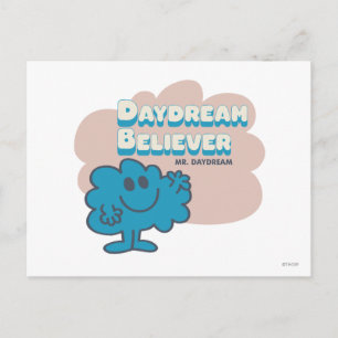Herr Daydream glaubver Postkarte